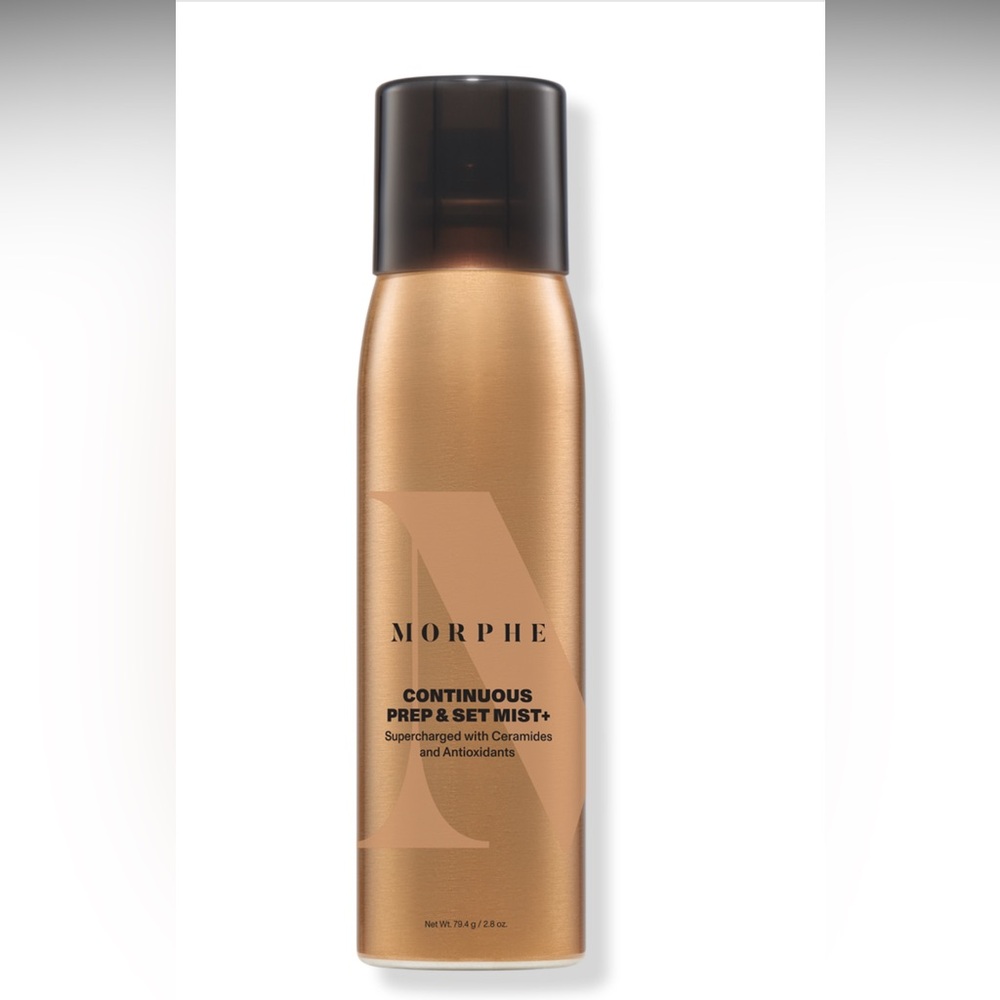 Morphe Continuous Prep & Set Mist+ with Free Brush Bag New